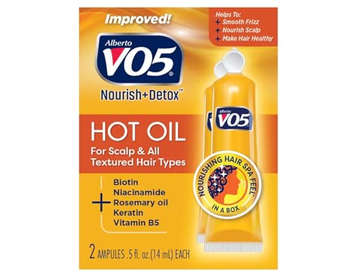 Vo5 Hot Oil Therapy Treatment 2 Count 0.5 Ounce (14ml) (6 Pack)