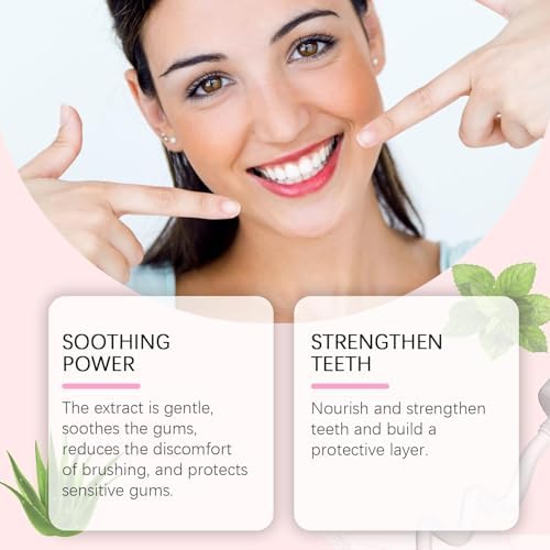 Niacinamide whitening Toothpaste - Fluoride-Free, Intensive Toothpaste Whitening for Fresh Breath, Gentle Mint (3)