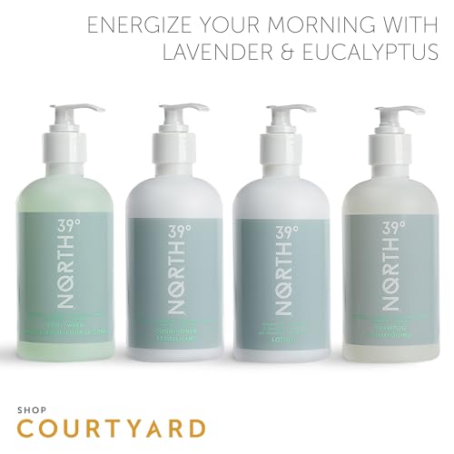Shampoo - Eucalyptus & Lavender Scent - Featured in Courtyard by Marriott and Residence Inn Hotels - Cleansing & Moisturizing - All Natural Shampoo - 8.5oz
