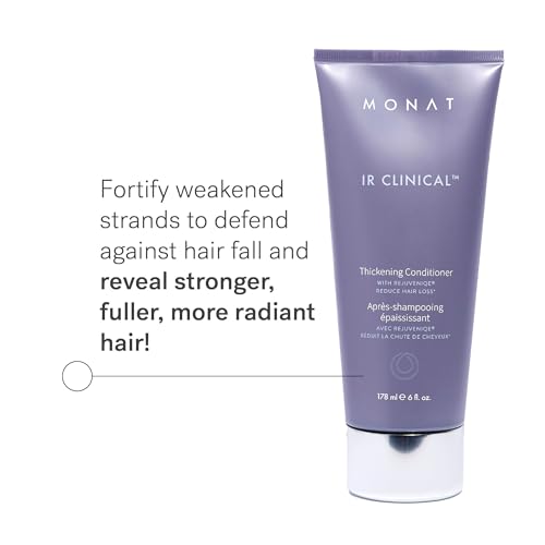 MONAT IR Clinical Thickening Conditioner – Vegan Conditioner For Thinning Hair with Rosemary & Mint – Repairing And Volume Boosting Action For Thicker/Fuller-Looking Hair