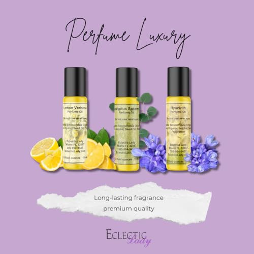 Satsuma Perfume Oil, 0.3 Oz Portable Roll-On Fragrance with Long-Lasting Scent, Delightful Essential Oils and Jojoba Oil For Daily Use
