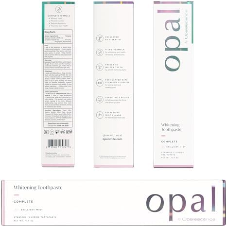 Opalescence Complete Stannous Fluoride for Prevention of Dental Decay, Sensivity, Gengivites & Whitening - (Pack of 1) Mint - 4.7 Ounce 5823-1