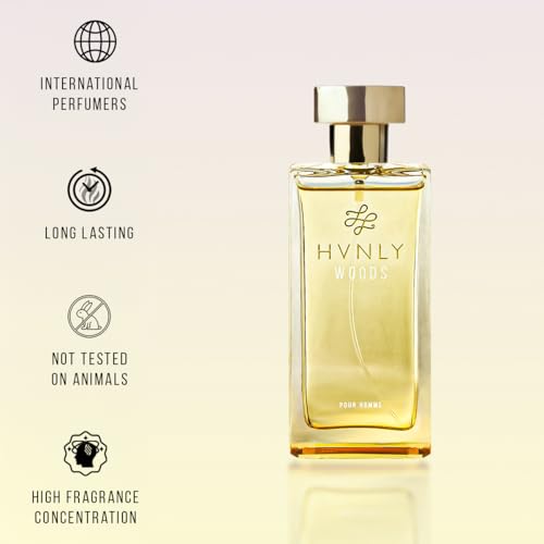 Woods Perfume for Men | Eau De Parfum Long Lasting Men's Perfume | Woody Fragrance For Him 3.4 oz (Pack of 1) Multi