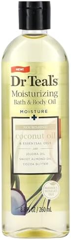 Nourishing Bath & Body Essential Oil, Coconut Oil, 8.8 fl oz (Pack of 2)