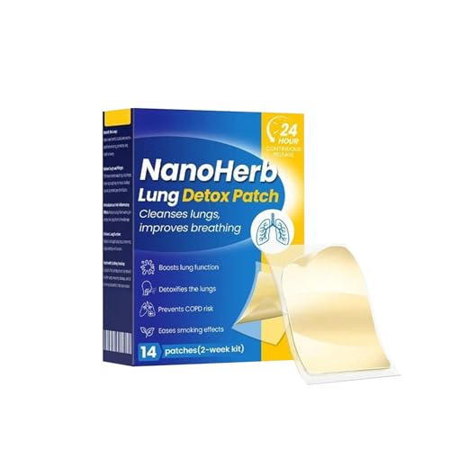 Lung Cleanse Patches - Soothing Care Patch To Improving Respiratory Function, Assist In Reducing Local Discomfort And Pain (1-Pack)