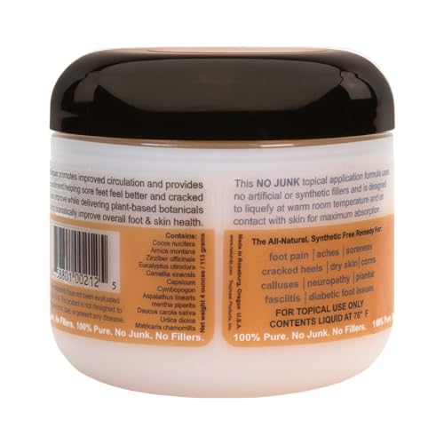 Naturulz Total Foot Repair 4oz – No Junk Foot Cream for Dry, Rough Skin & Cracked Heels, Lightweight & Compact Moisturizer for Feet, Knees, Elbows & Hands, Softens, Repairs & Smooths Cracked Skin