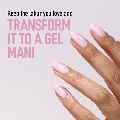 LONDONTOWN GelShift - Transformative UV Gel Top Coat for Nail Polish, High Gloss Long Lasting Manicure Nail Care, HEMA Free - .40 fl oz