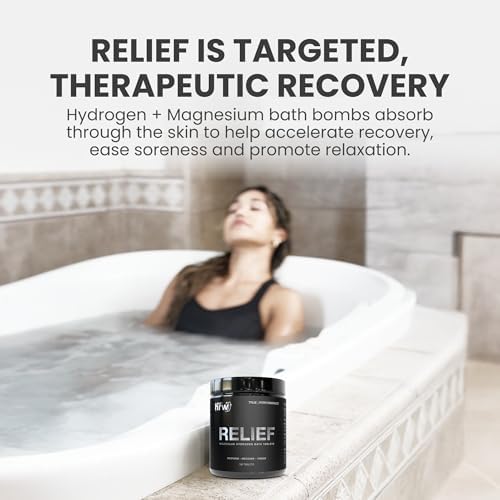 New Relief Hydrogen Bath Bomb Tablets: Relax Muscles, Soothe Discomfort, and Recover Naturally – Magnesium Hydrogen Soak (60 Tablets)