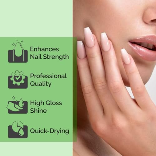 PRO NAIL Sticky Base Coat Nail Polish - Long-Lasting Adhesion, Secure Nail Polish - 2.5 Oz