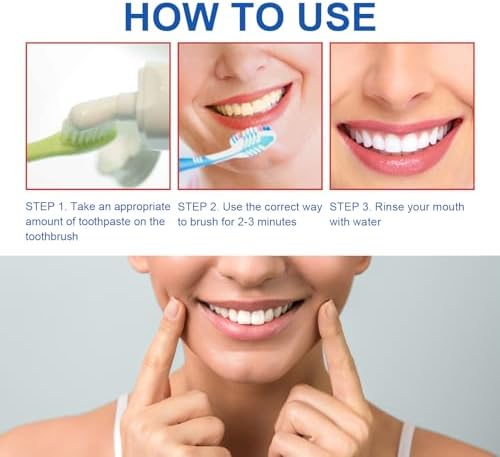 SP-6 Probiotics Whitening Toothpaste, Ultra Whitening Toothpaste – Enamel Safe Formula for Sensitive Teeth, Mint Freshness, Fresh Breath, 100g (4.23 Ounce, Mint)