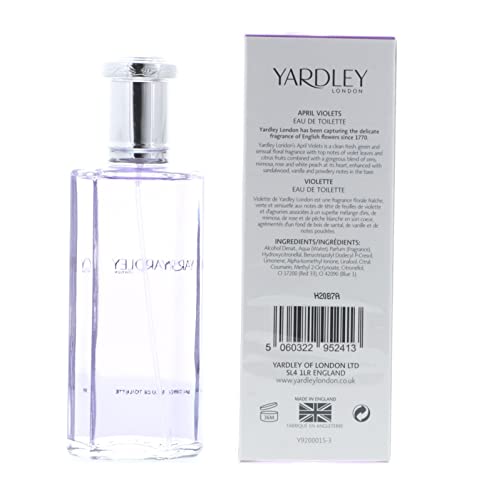 Yardley London April Violets Eau De Toilette Spray - 125ml/4.2oz