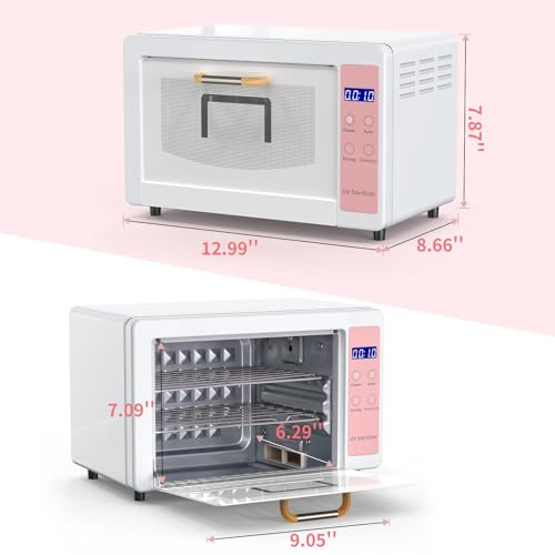 Yofuly Sterilizer for Esthetician, 10L Large Sterilizer for Nail Tools, Multi-Functional Nail Cleaner Box, Large Capacity Cleaning Cabinet for Home Use, Barbers, Beauty Salons, and Spas