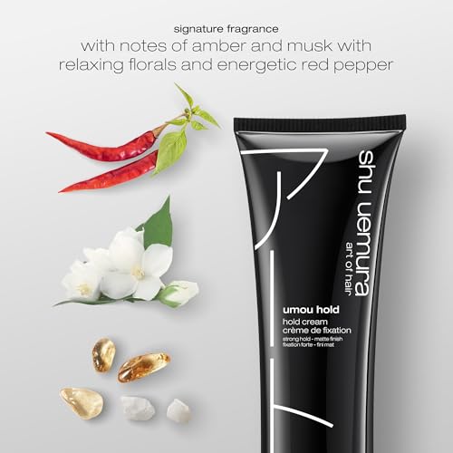 Umou Hold Hair Cream - Provides Long-Lasting Hold, Adds Dimension and Natural Shine, Perfect For Polished & Slicked-Back Styles, 3.4 Fl Oz