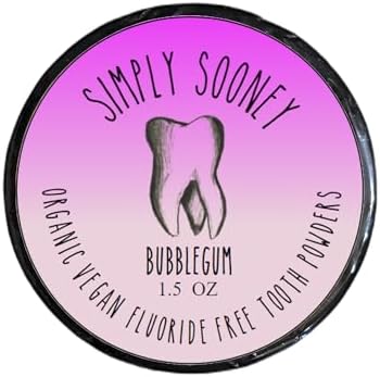 Remineralizing Vegan Mineral Tooth Powder I Bubblegum Formula for Kids I Natural Whitening I Stronger Teeth 1.5oz (1.5 oz jar)