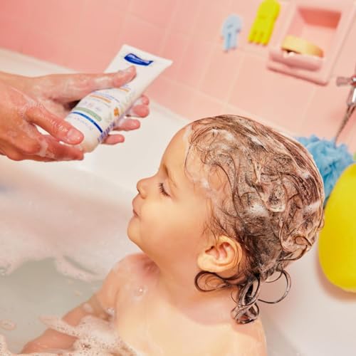 Mustela Detangling & Nourishing Cream Shampoo - Natural Shea Butter & Avocado - Curly & Frizzy Hair - Dermatologist-tested & safe for Babies and Kids - 6.76 US Fl. Oz.