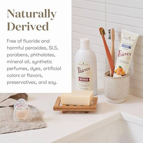Young Living Thieves Dental Floss - Essential Oil-Infused Oral Care - 3 Pack for a Fresh and Clean Smile - Promotes Healthy Teeth and Gums with Thieves