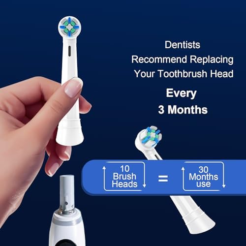 Replacement Heads Compatible with Oral B iO, IO Replacement Toothbrush Heads Compatible with Oral-B iO Series 2 3 4 5 6 7 8 9 10 Handle, Medium Hardness