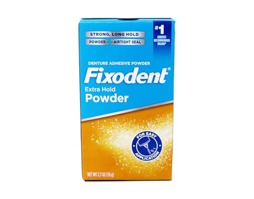 Fixodent Powder Extra Hold 2.7 Oz. (Pack of 3)