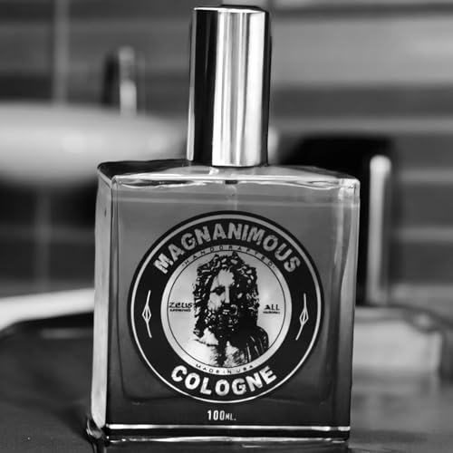 MAGNANIMOUS COLOGNE (100 ML) - "ALEXANDER" SCENT (MAHOGANY, COGNAC, BLOOD ORANGE, RED PEPPER, CLARY SAGE, BOURBON, & SANDALWOOD) SMELL MAGNANIMOUS WITH THE BEST SMELLING COLOGNE ON THE PLANET!