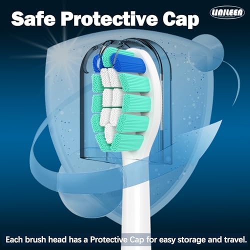 Replacement Heads for Philips Sonicare,Compatible with Toothbrush Electric Sonic C1,C2,C3,4100,G2,G3,W3,for DiamondClean 9500,ExpertClean 7500,FlexCare,HealthyWhite,Protective Clean 5100,6100,10 Pack