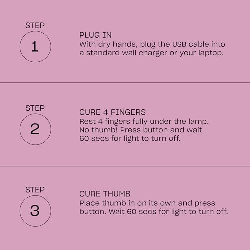 OPI GELement LED Curing Lamp for Gel Nail Polish | DIY Professional Salon Quality Manicure Results | 4 Finger Design & Mirrored Interior for Curing | 60 Second Timer