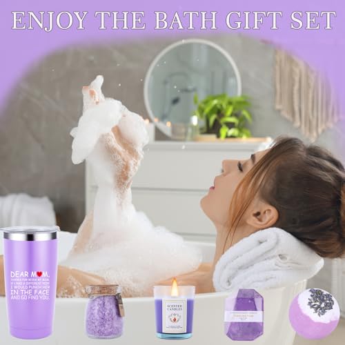 Women Spa Gifts Basket Birthday Box Set Mom Mother Mama Christmas Xmas Birthday Who Have Everything Unique Sentimental from Daughter Son Personazlied Customized Funny Good Gag Special Cool Present