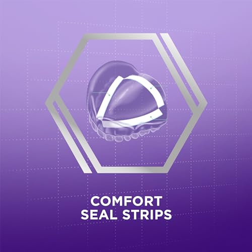 Super Poligrip Comfort Seal Denture and Partials Adhesive Strips, 40 Count