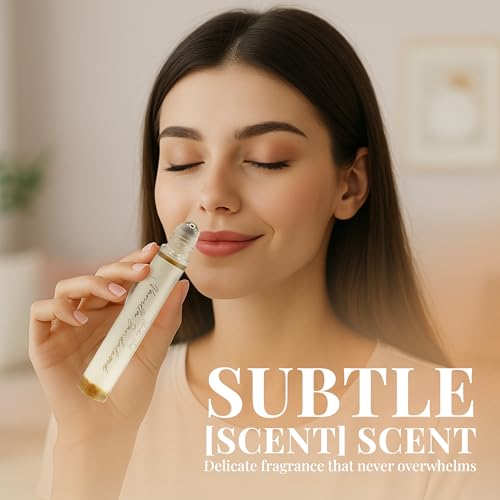 Sophia L Beauty Co. 10ML Pheromone Perfume For Women | Long Lasting Vanilla Musk Perfume | Portable Perfum Oil with Roll-On Application | Natural Coconut Oil Women Perfum (Amber Love)