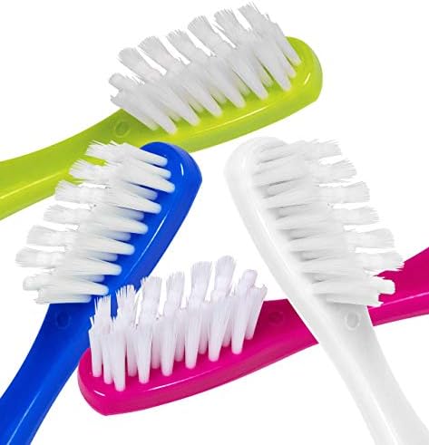 PRO-SYS® Adult Tapered Soft Toothbrush (Colorful 4-Pack) - ADA Accepted, Made with Soft Dupont™ bristles