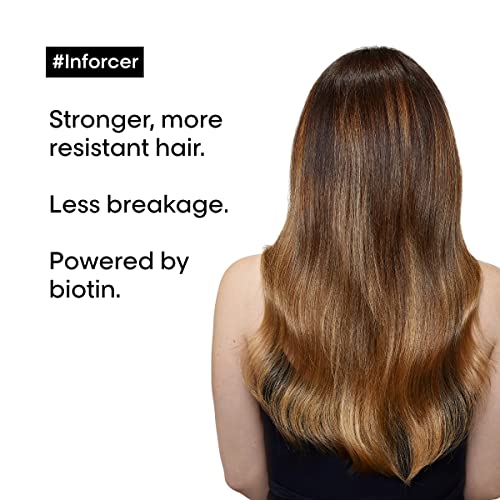 L'Oréal Professionnel Paris Inforcer Deep Conditioner - For Weak & Fragile Hair, Provides Strength and Prevents Breakage, With Biotin & Vitamin B6