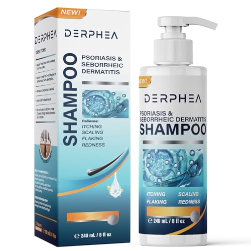 Psoriasis Shampoo: Seborrheic Dermatitis Shampoo, Folliculitis - for Eczema Dandruff Itchy Dry Scalp - Safe Ingredients for All Skin Types - 8 Fl Oz