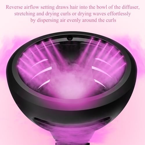 Wave Curl Diffuser for Dyson Airwrap – Dome and Diffuse Modes for Curl Wave Hair, Hair Diffuser Attachment Compatible with Airwrap Styler HS01/05