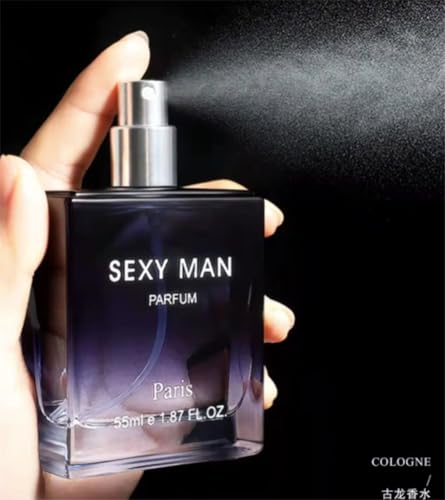 Sexy Man Men's Cologne Gift Attractive Fragrant 1.87 Oz (Black)