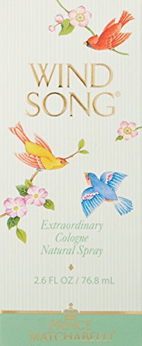Prince Matchabelli Wind Song For Women. Cologne Spray Natural 2.6 Ounces (Pack of 2)