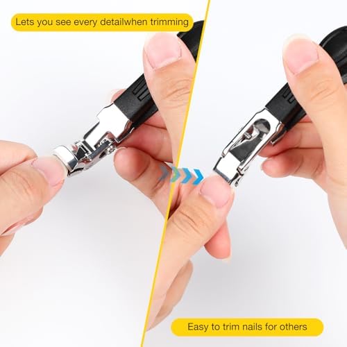 Ribili ClipMaster Pro,Dotmalls ClipMaster Pro,Grishay ClipMaster Pro,Clip Master Pro for Thick Nails,Large Angled Head Toenail Clippers with Wide Opening for Elderly Seniors(1Pcs)