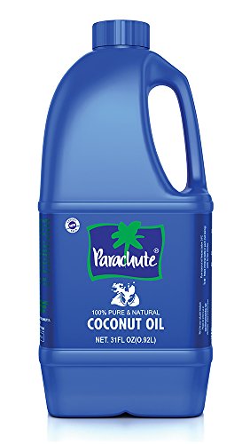 Parachute 100% Pure and Natural Unrefined Coconut Oil | No Chemicals & Added Preservatives | 31 fl.oz