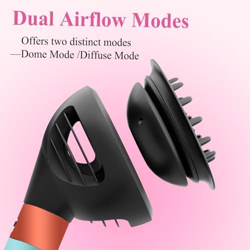 Wave Curl Diffuser for Dyson Airwrap – Dome and Diffuse Modes for Curl Wave Hair, Hair Diffuser Attachment Compatible with Airwrap Styler HS01/05