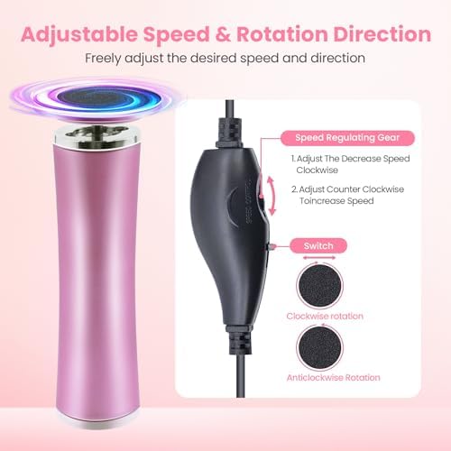 Electric Foot Callus Remover with 36 in 1 Pedicure Kit | Adjustable Speed | Up to 800 RPM | 60 Pcs Sandpaper Discs | Professional Electric Callus Remover for Feet for Dead Skin and Calluses