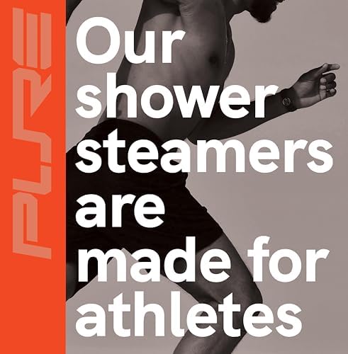 Sport Shower Steamers - Made in USA with Natural Eucalyptus Essential Oil, Aromatherapy, Stress and Sinus Relief, Muscle Recovery for Athletes, Best Unique Birthday Gifts for Self Care Relaxation