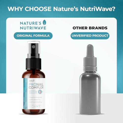 Pronail Complex Spray - ORIGINAL FORMULA Toenail Treatment Extra Strength, Restores Appearance of Discolored/Damaged Nails, Toe and Fingernail Repair - 100% Natural Ingredients - 1 Month Supply