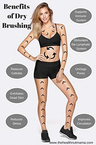 The Original Made in Germany: Large Energy/Ionic Dry Body and Massage Brush with fine Bronze Bristles, Creates rejuvenating, Energizing Oxygen on Your Skin, Body Brush, Exfoliating with Leather Strip