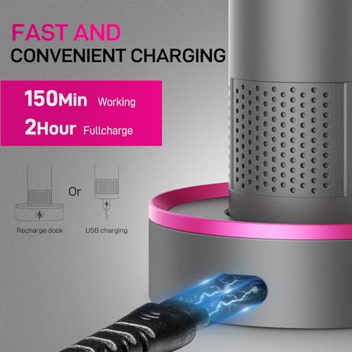 PRITECH Bikini Trimmer for Women - Rechargeable Pubic Hair Trimmer for Sensitive Skin, Wet & Dry Use, Pain-Free Electric Razor&Shaver with Standing Recharge Dock, Ideal Gift for Women, Aurora Gray