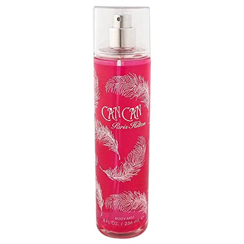 Paris Hilton Can Can Body Fragrance Mist 8 oz each - Pack of 2