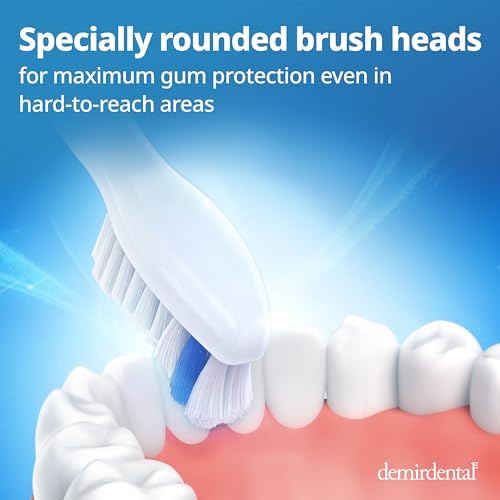 Toothbrush Heads Sensitive Compatible with Philips Sonicare Toothbrush Heads - Soft Replacement Heads for Sensitive Gums and Teeth - Gentle Brush Heads - White 8 Pack