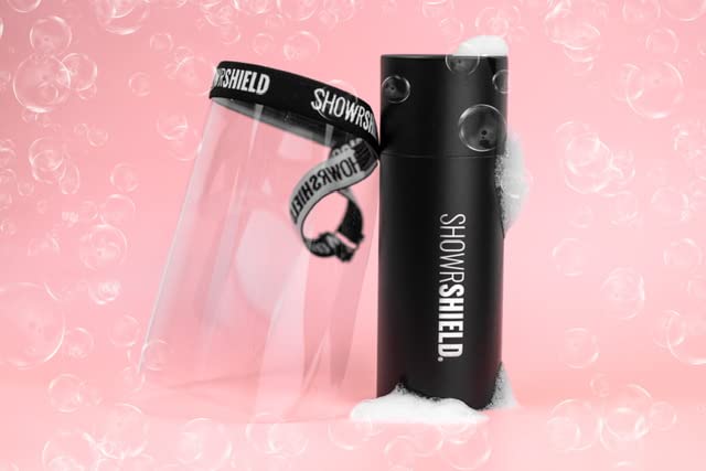 Plus-Keeps your face dry while you're showering & shampooing. Any reason to keep your face dry while in the shower.