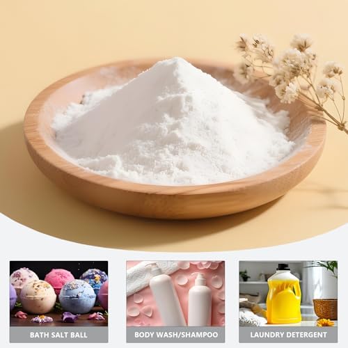 Sodium Dodecyl Sulfate, 1 Pound SDS Powder for Bath Bomb Making, Premium Sodium Lauryl Sulfate Powder, Sodium Dodecylsulfate for Soap Making, Bath Truffles and More (16 oz)