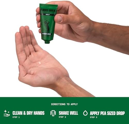 New Golf Grip Lotion by Gamer Grip– Sweat-Resistant, Fast-Drying Hand Cream for Stronger Grip – No Chalk, No Mess, No Residue – Made in USA