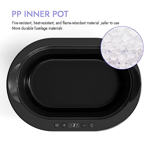 Paraffin Wax Machine for Hand and Feet,Paraffin Baths Machine Kit with Paraffin Wax Refills, Safety Material 3L Hand Wax Paraffin Machine Moisturizing and Hydration