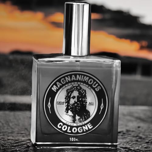 MAGNANIMOUS COLOGNE (100 ML) - "ALEXANDER" SCENT (MAHOGANY, COGNAC, BLOOD ORANGE, RED PEPPER, CLARY SAGE, BOURBON, & SANDALWOOD) SMELL MAGNANIMOUS WITH THE BEST SMELLING COLOGNE ON THE PLANET!