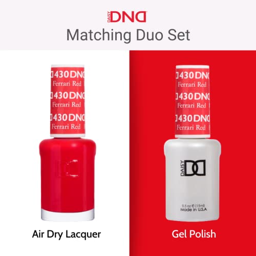 DND Gel Polish Set, Yellow Collection, UV/LED GelPolish and Air Dry Nail Lacquer, Matching Chip-Free Polish Duo, 0.5 Fl Oz Each